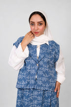 Naila Denim Blue Vest